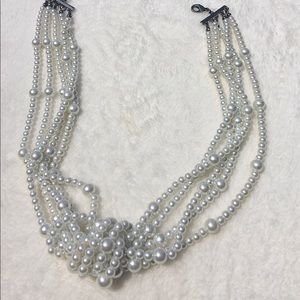 Simply Vera Wang Pearl Knot Necklace
